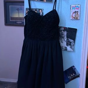 Black lightweight dress women kids XL